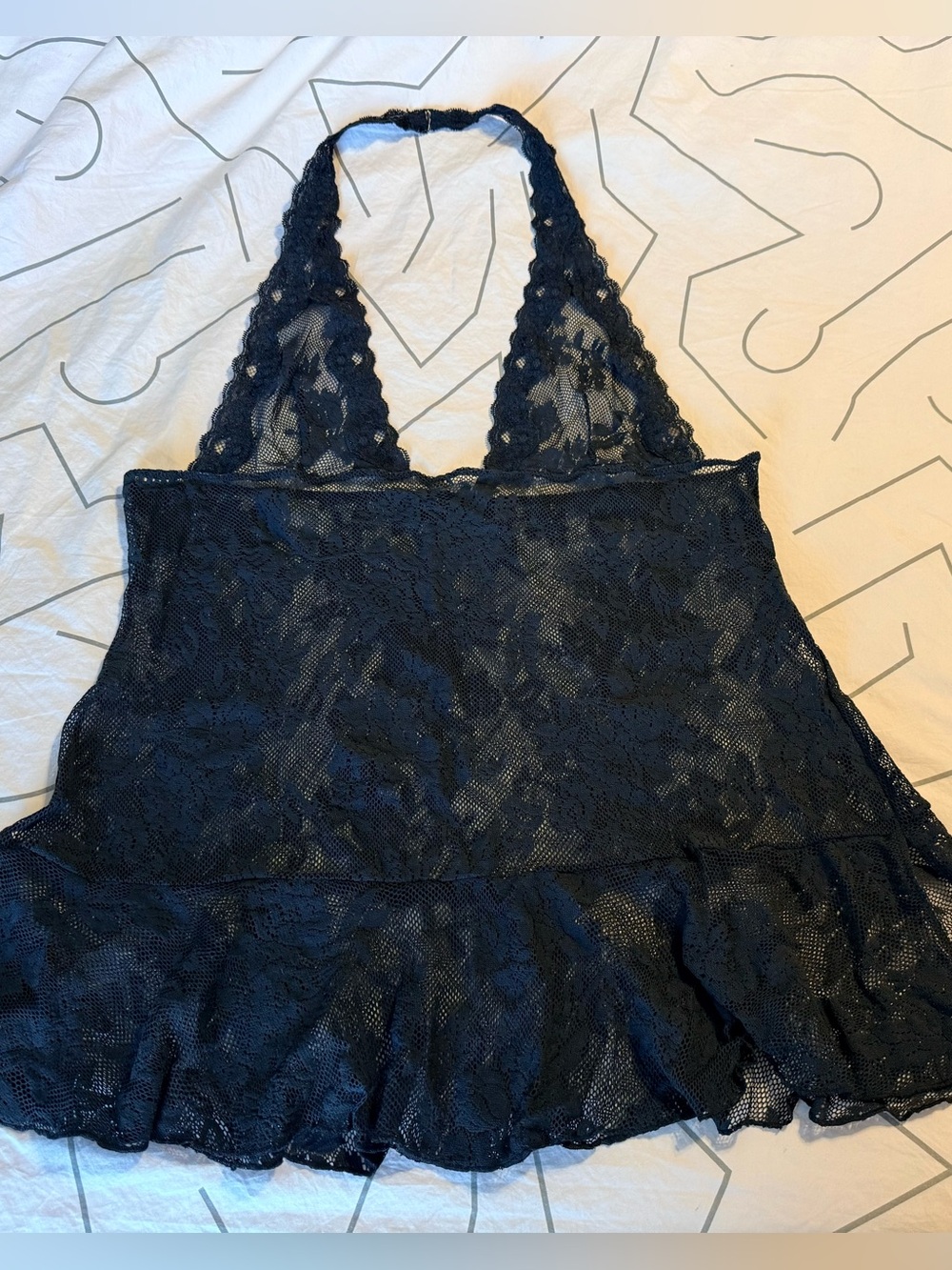 Victoria’s Secret Lace Halter mini dress - Picture 3 of 8